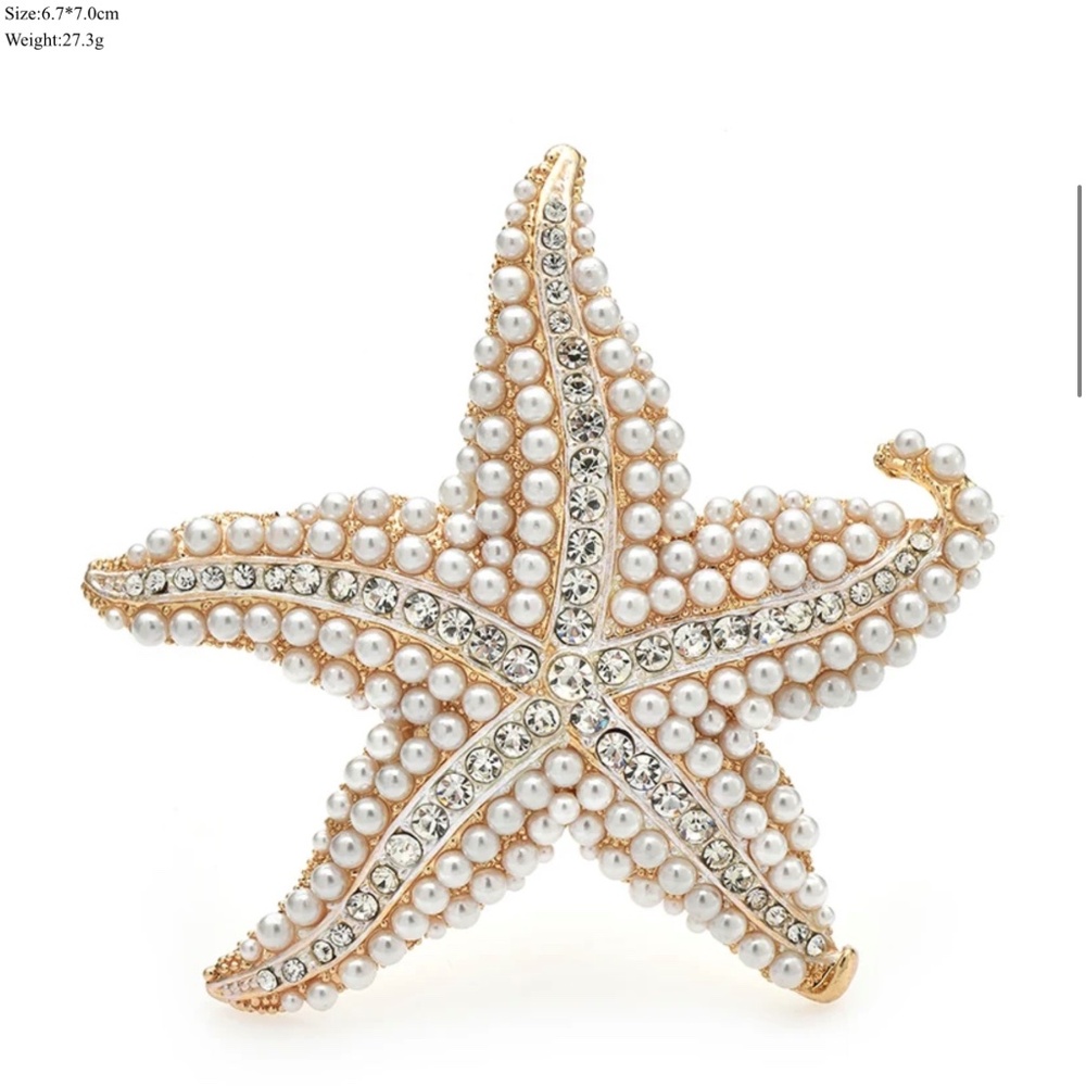 ❤️Under the Sea Collection ,Ocean-Inspired,Maritime collection,Starfish Brooch